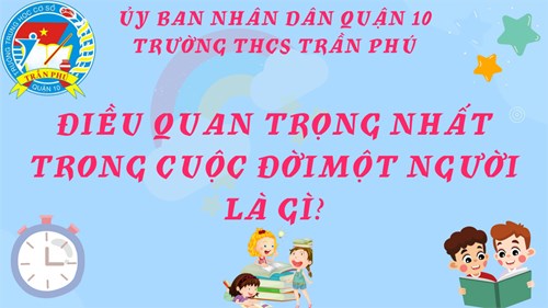 Điều quan trọng nhất trong cuộc đời một người là gì?
