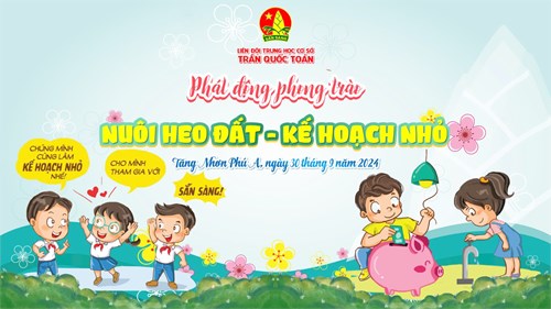 Phong trào  nuôi heo đất - kế hoạch nhỏ