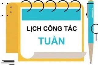 Lịch công tác tuần 3 - tháng 4/2025