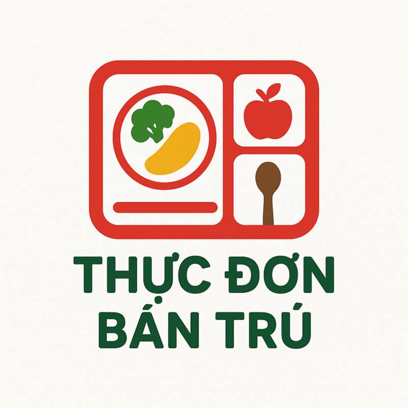 THỰC ĐƠN BÁN TRÚ THÁNG 03/2026 Tuần 3 (16/03/2026 – 20/03/2026)
