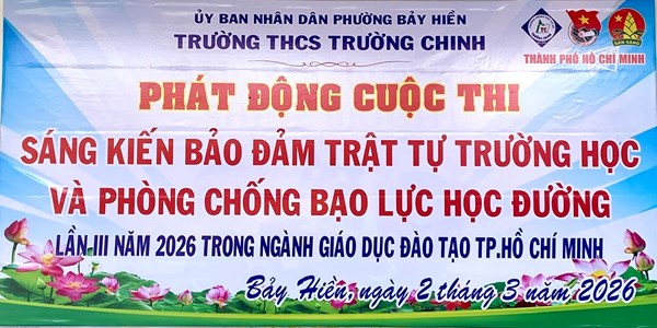 Phát động Cuộc thi “Sáng kiến bảo đảm trật tự trường học về phòng chống bạo lực học đường” năm học 2025-2026