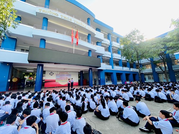 Thông báo cam kết chất lượng giáo dục của trường THCS Trường Chinh năm học 2024 - 2025