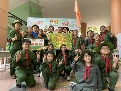 Hội quân “Em tự hào là Chiến sĩ Điện Biên” năm học 2023 – 2024