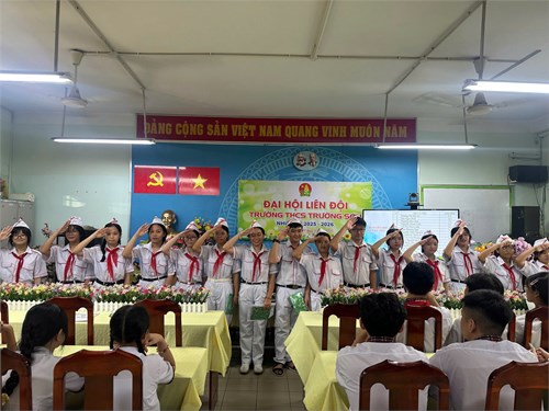 Đại hội liên đội trường thcs trường sơn năm học 2025 - 2026
