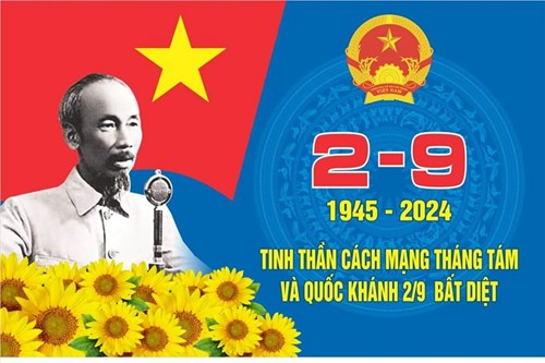 Kỷ niệm 79 năm Ngày Cách mạng tháng Tám thành công (19/8/1945 - 19/8/2024) và Quốc khánh nước Cộng hoà xã hội chủ nghĩa Việt Nam (2/9/1945 - 2/9/2024)