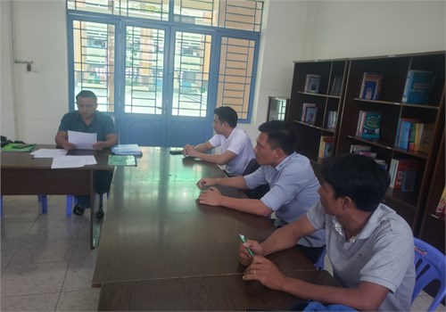 Sinh hoạt chuyên môn tuần 4 tháng 12