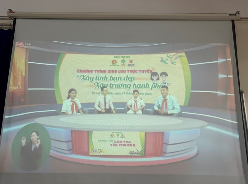 Tọa đàm trực tuyến: “xây tình bạn đẹp - xây trường hạnh phúc”