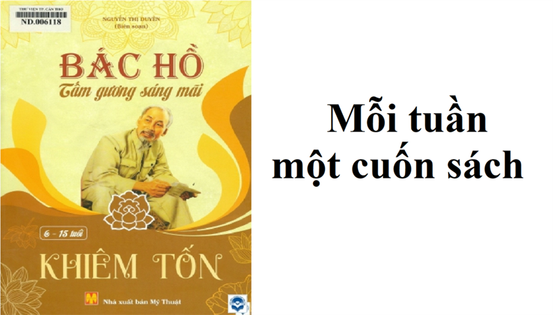 Sách  Bác Hồ tấm gương sáng mãi – Khiêm tốn 