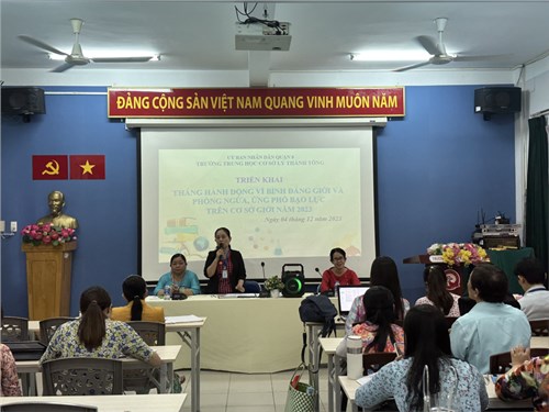 Hưởng ứng “Tháng hành động vì bình đằng giới và phòng ngừa, ứng phó bạo lực trên cơ sở giới năm 2023”