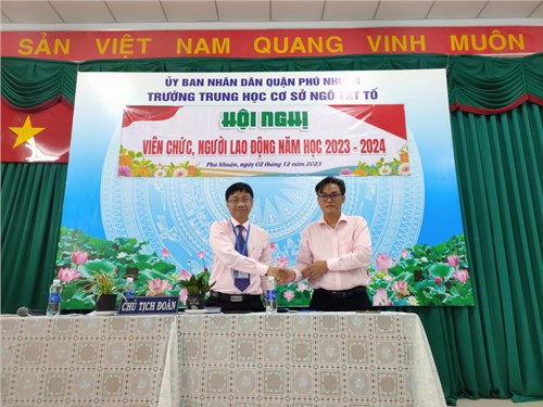 Hội nghị viên chức, người lao động năm học 2023 - 2024