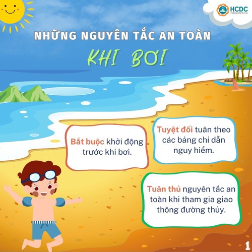 Những nguyên tắc an toàn khi bơi