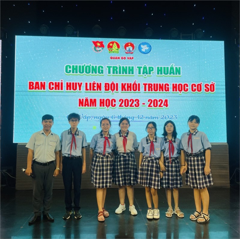Tập huấn Ban chỉ huy Liên Đội Quận Gò Vấp Năm học 2023-2024