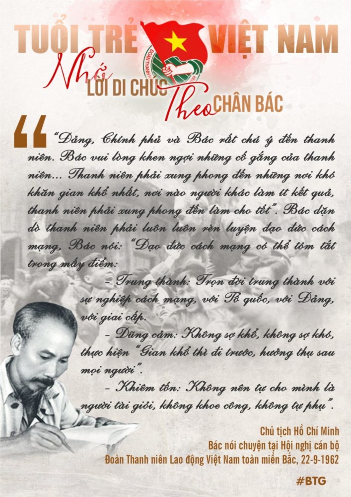 Học tập làm theo Bác