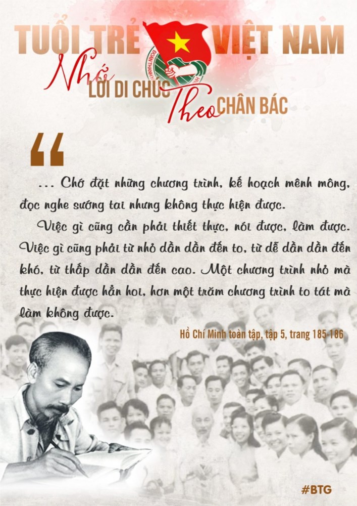 Học tập làm theo Bác