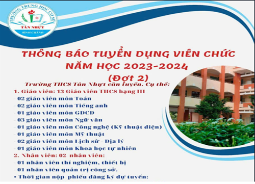 Thông Tin Tuyển Dụng Viên Chức