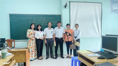 Sinh hoạt chuyên môn liên trường môn Tin học  - Ngày 5 tháng 12 năm 2023