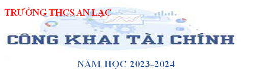 Báo cáo công khai tài chính từ tháng 9 năm 2023 đến tháng 7 năm 2024