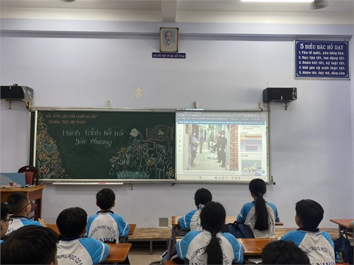 Trường THCS An Nhơn - Triển khai hành trình kết nối yêu thương.