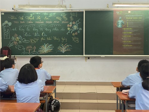 Sinh hoạt Đội tháng 01: Thiếu nhi Thành phố Bác - Theo bước chân những người Anh Hùng.
Anh hùng lực lượng vũ trang nhân dân: Trần Văn Ơn.