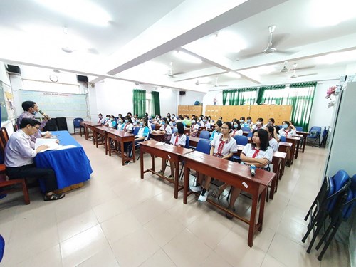 Trường THCS An Nhơn - Đối thoại học đường năm học 2023-2024.