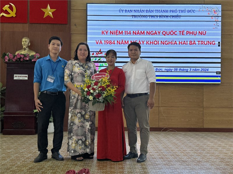 Trường THCS Bình Chiểu - Kỷ niệm ngày Quốc tế phụ nữ 8/3
