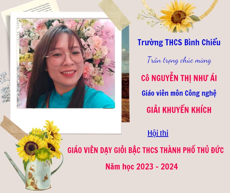 Kết quả Hội thi GVG bậc THCS thành phố Thủ Đức năm 2023-2024