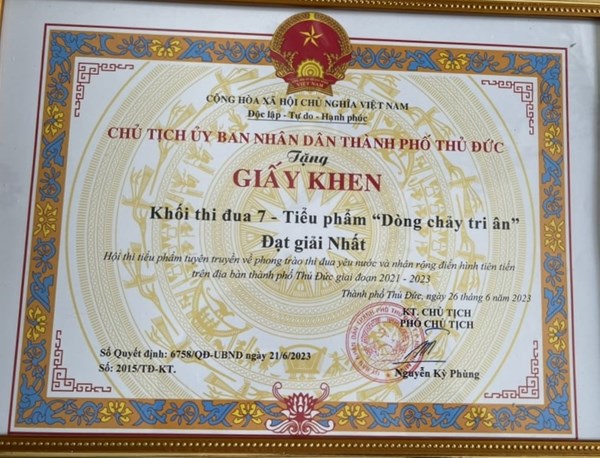 Trường THCS Bình Chiểu tham gia tiểu phẩm Thi đua yêu nước