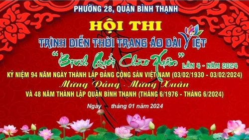 Hội thi trình diễn thời trang áo dài - Bình Quới chào xuân