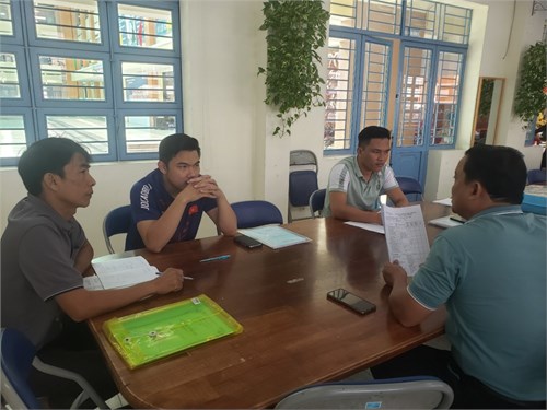 Sinh hoạt chuyên môn lần 1 tháng 1 tổ giáo dục thể chất