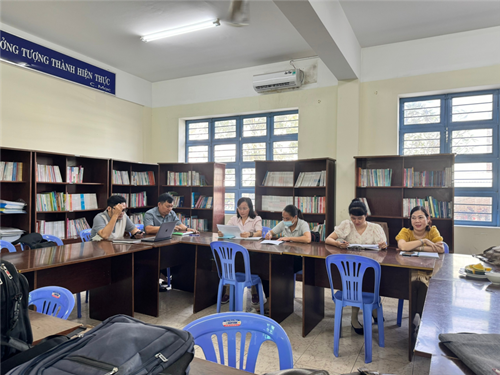 Sinh hoạt chuyên môn tổ toán tháng 01/2024