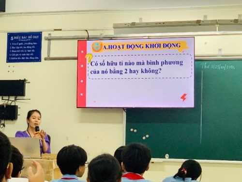 Sinh hoạt chuyên môn tổ toán lần 1 tháng 11/2024