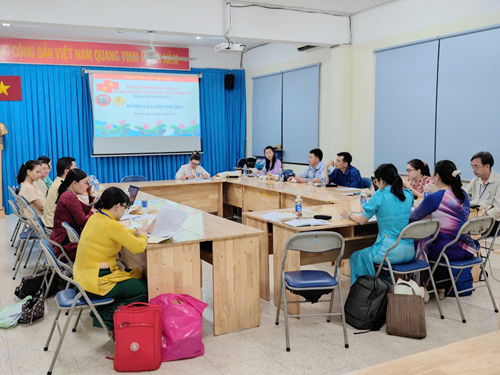 Họp tổ đảng 2 đánh giá chất lượng đảng viên năm 2024