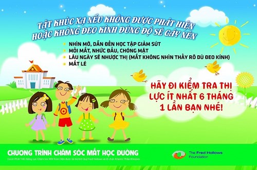 Truyền thông phòng chống tật khúc xạ học đường