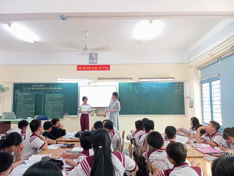 Sinh hoạt chuyên môn tuần 2 tháng 12 triển khai thực hiện công tác tới
đánh giá rút kinh nghiệm sau tiết dạy mẫu tháng 12 năm học 2024-2025