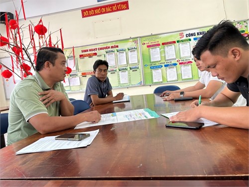 Sinh hoạt chuyên môn tổ GDTC tuần 1 tháng 3/2024