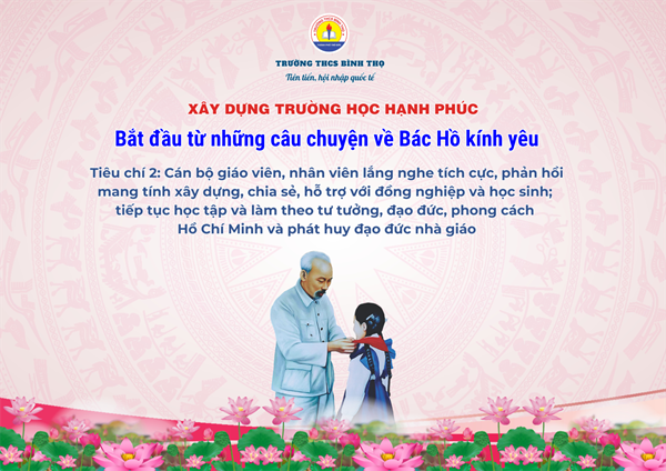 Xây dựng Trường học hạnh phúc bắt đầu từ những câu chuyện về Bác Hồ kính yêu