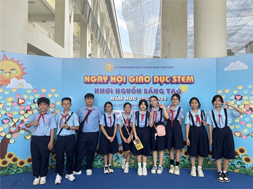 Sáng ngày 30/3, trường THCS Bình Thọ tham gia ngày hội giáo dục STEM năm 2024, chủ đề “Khơi nguồn sáng tạo” tại Trường THCS Trần Quốc Toản 1 do UBND TP Thủ Đức tổ chức