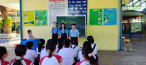 Công tác bàn giao, tiếp nhận chỉ huy đội năm học 2023 - 2024