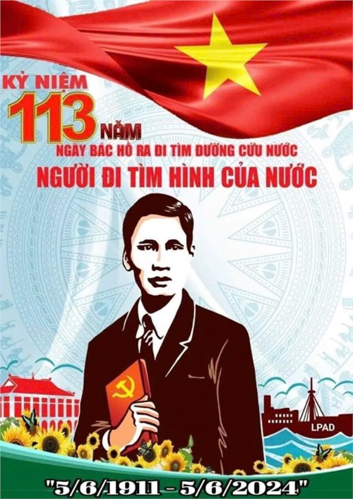 Kỷ niệm 113 năm Ngày Bác Hồ ra đi tìm đường cứu nước (05/6/1911 – 05/6/2024)
