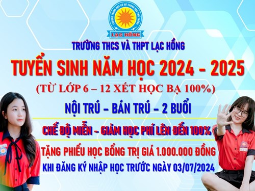 Hướng nghiệp HS khối 9 chủ đề Trường THCS VÀ THPT LẠC HỒNG