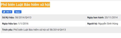 Phổ biến Luật Bảo hiểm xã hội
