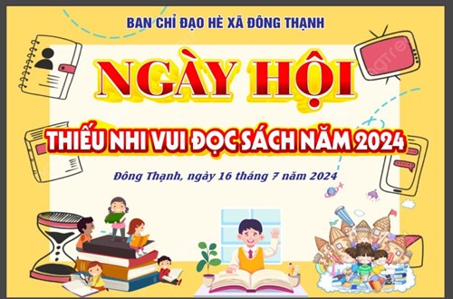 Ngày hội thiếu nhi vui đọc sách năm 2024