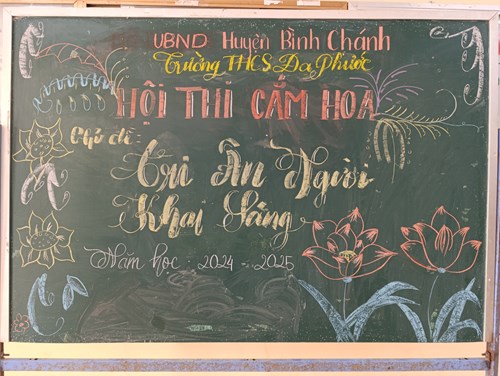 Hội Thi Cắm Hoa Chào Mừng Ngày Nhà Giáo Việt Nam 20/11/2024