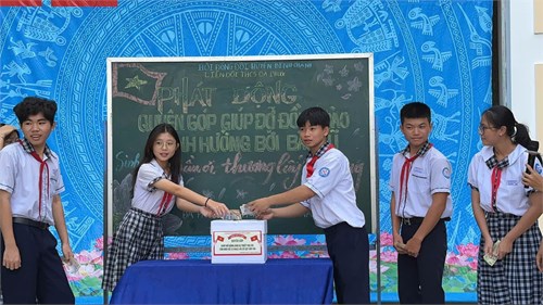 Quyên góp giúp đỡ đồng bào bị thiên tai do bão số 3 (Yagi) và lũ lụt gây ra