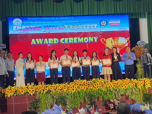 Hội thi tài năng tiếng anh Quận 3