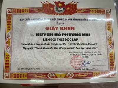 Ngày hội “ Thanh thiếu nhi Phú Nhuận với văn hóa đọc” và
Hội thi thẻ đánh dấu sách với chủ đề “ Cầu vồng ước mơ “