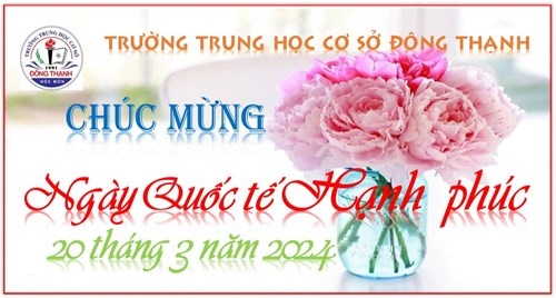 Chúc mừng Ngày Quốc tế Hạnh phúc năm 2024
