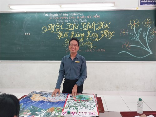 Hội thi thiết kế làm đồ dùng dạy học năm học 2023-2024 của trường Trung học cơ sở Đồng Thạnh