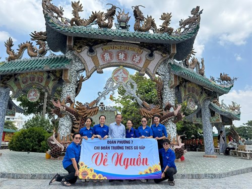 Chi đoàn trường thcs gò vấp tổ chức sinh hoạt chi đoàn chủ điểm tháng thanh niên năm 2024