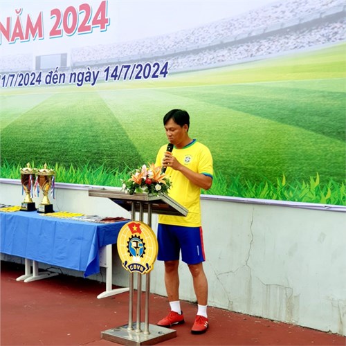 Tham dự Giải bóng đá CNVC, LĐ quận Bình Thạnh năm 2024